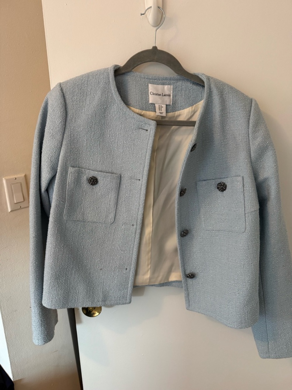 Women’s light blue blazer